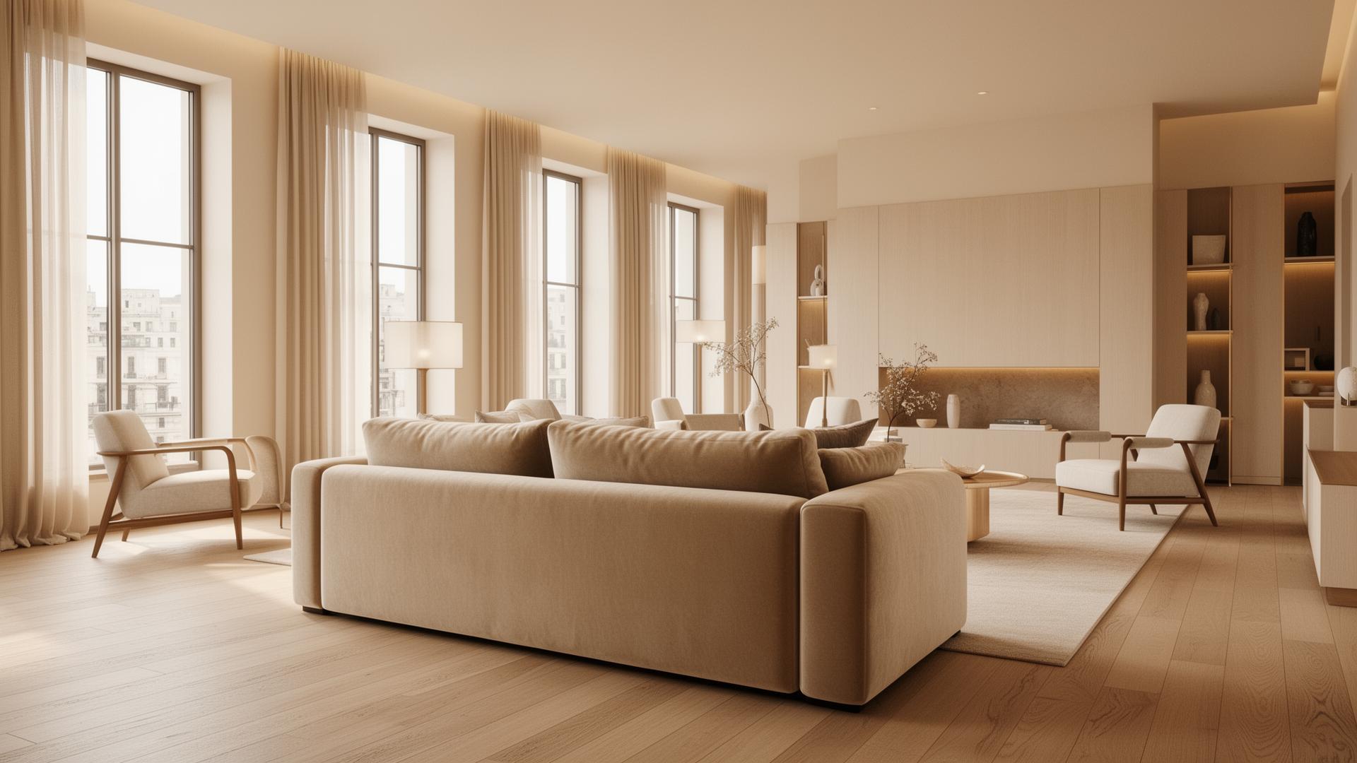 Luxury furniture showcase